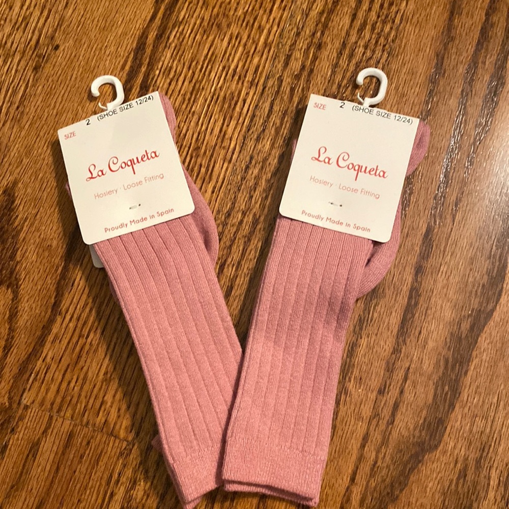 NWT Pink Socks - 2 pairs